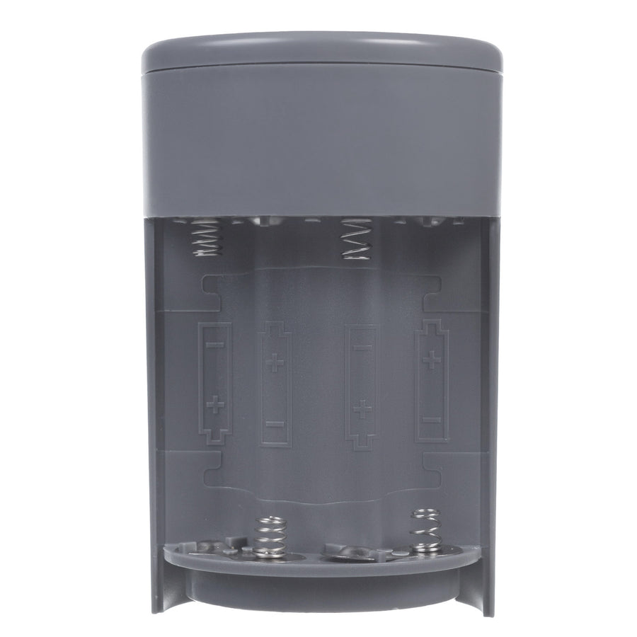 Promedix automatisk dispenser, dispenserbehållare för flytande tvål, desinfektionsvätskor, 300 ml, grå, PR-540 GR + 4 Varta Industrial AA-batterier