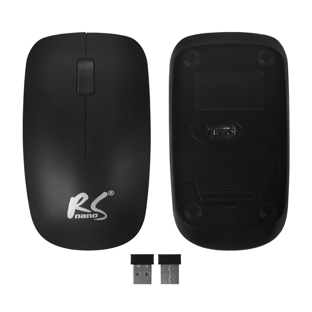 Trådlöst tangentbord + mus COMBO NanoRS, RS580 + 2x AAA alkaliskt batteri Varta Industrial