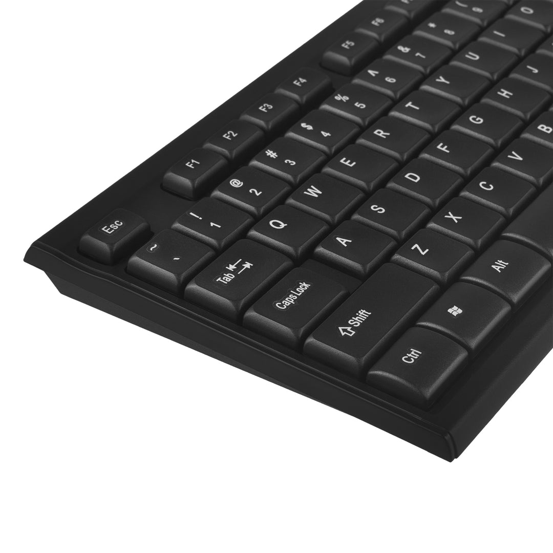 Trådlöst tangentbord + mus COMBO NanoRS, RS580 + 2x AAA alkaliskt batteri Varta Industrial