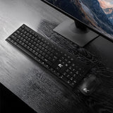 Trådlöst tangentbord + mus COMBO NanoRS, RS580 + 2x AAA alkaliskt batteri Varta Industrial