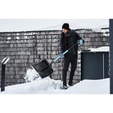 Cellfast snöskyffel, aluminiumskaft, 140 cm lång, Cellpro 40-340 + glasskrapa