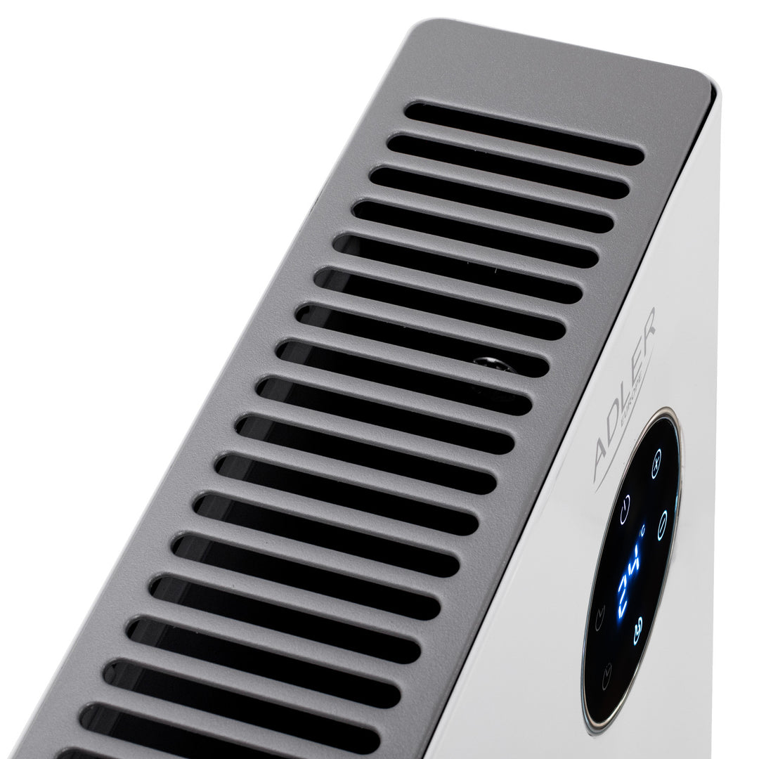 Värmekonvektor Adler, LED-display, fjärrkontroll, 3 värmenivåer, termostat, max 2000W, AD 7752