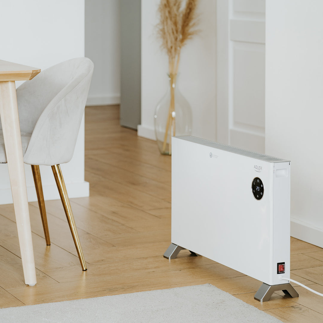 Värmekonvektor Adler, LED-display, fjärrkontroll, 3 värmenivåer, termostat, max 2000W, AD 7752