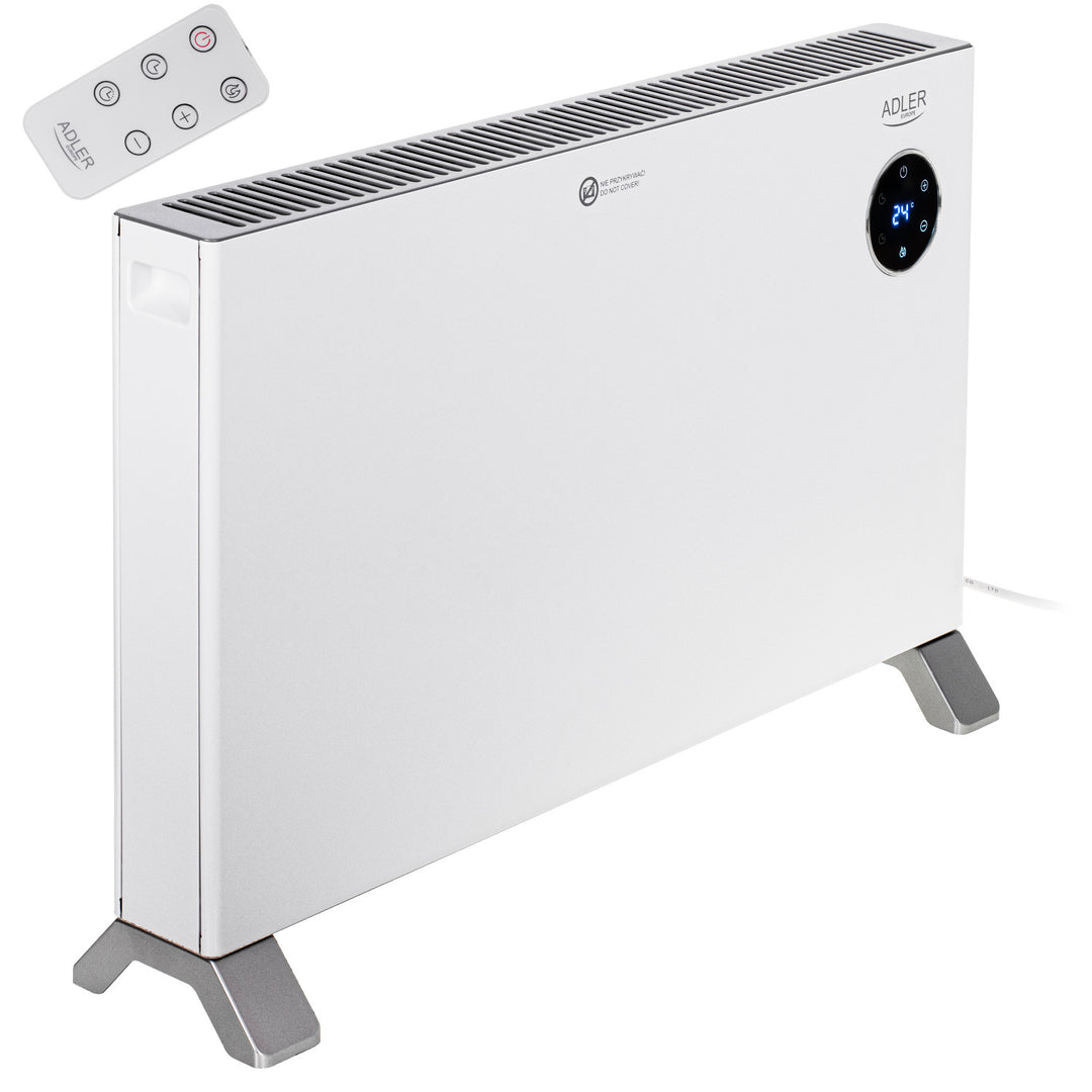 Värmekonvektor Adler, LED-display, fjärrkontroll, 3 värmenivåer, termostat, max 2000W, AD 7752