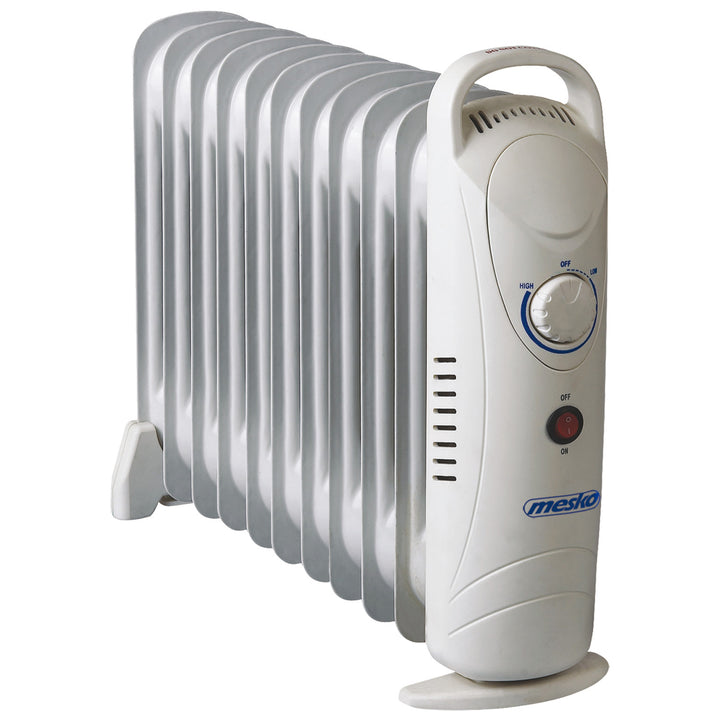Mesko oljevärmare, 11 ribbor, 1200W, temperaturreglering, grå, MS 7806