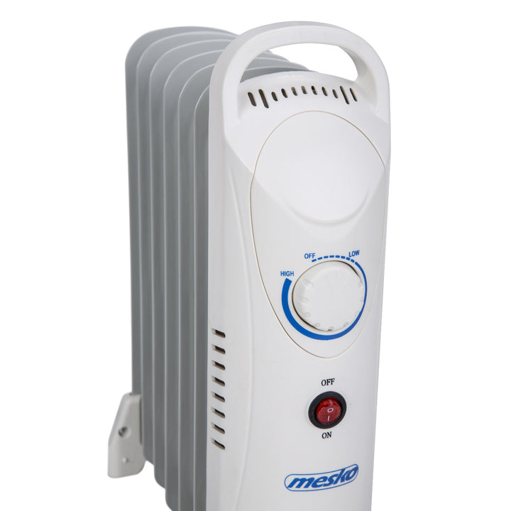 Mesko oljevärmare, 7 ribbor, 800W, temperaturreglering, grå, MS 7804