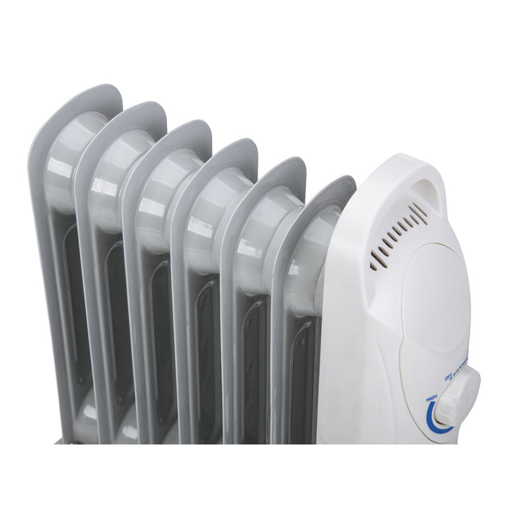 Mesko oljevärmare, 7 ribbor, 800W, temperaturreglering, grå, MS 7804