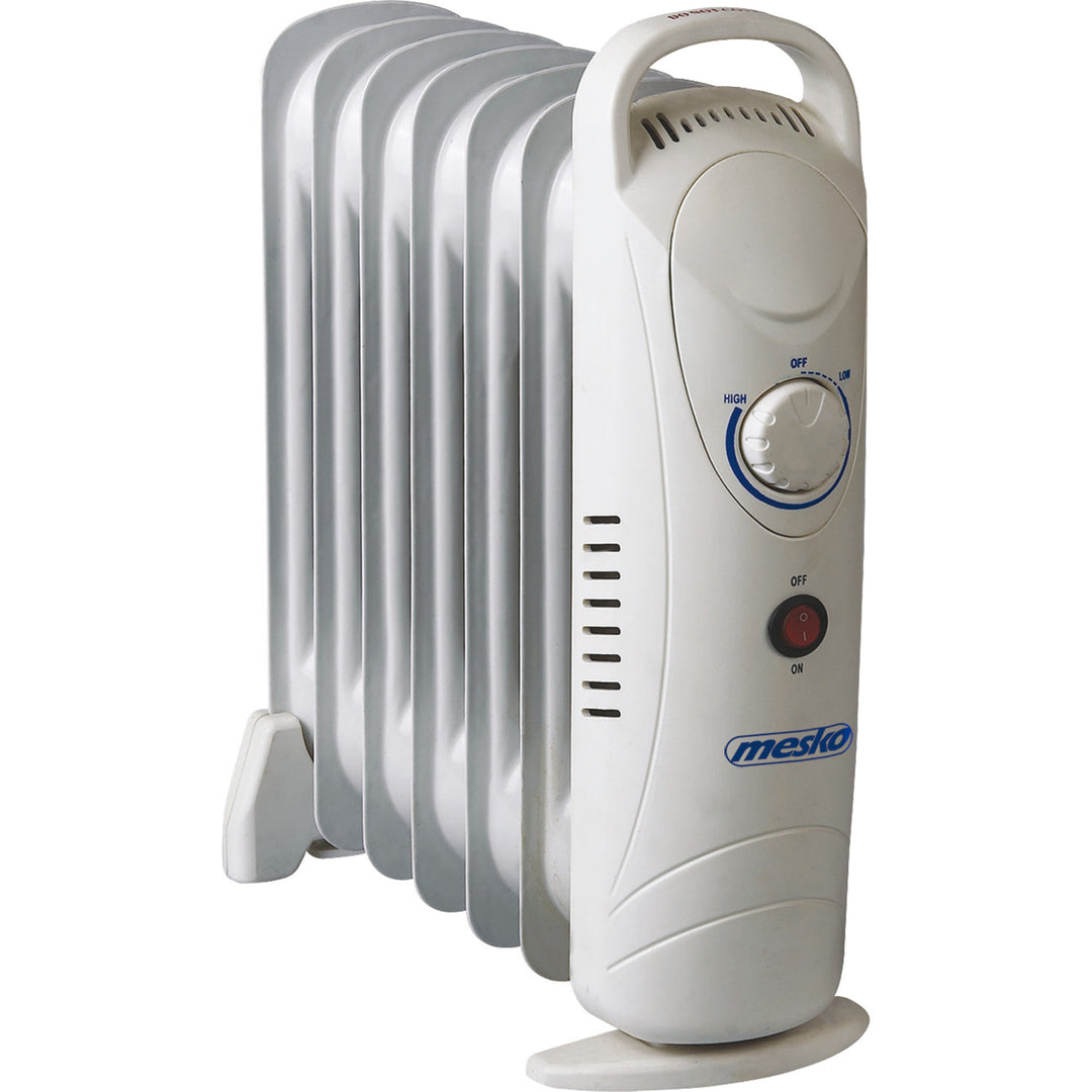 Mesko oljevärmare, 7 ribbor, 800W, temperaturreglering, grå, MS 7804