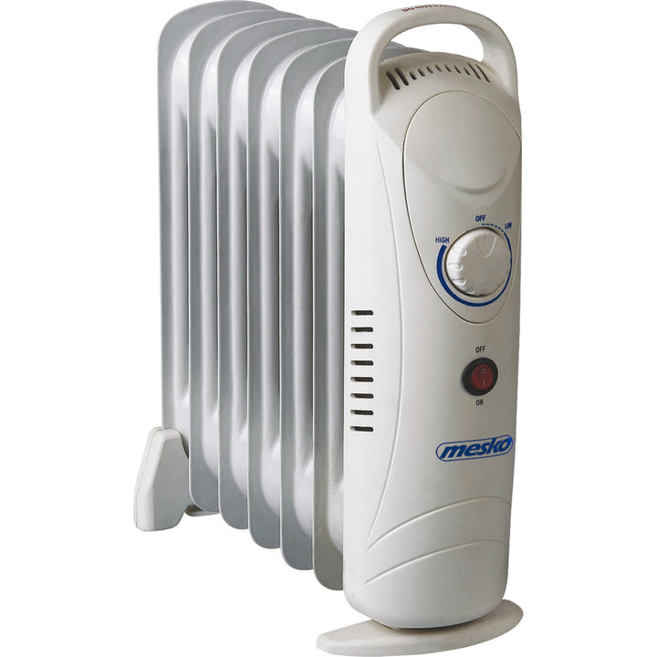 Mesko oljevärmare, 7 ribbor, 800W, temperaturreglering, grå, MS 7804