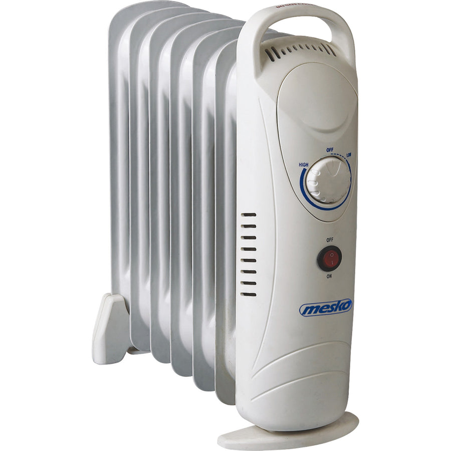Mesko oljevärmare, 7 ribbor, 800W, temperaturreglering, grå, MS 7804