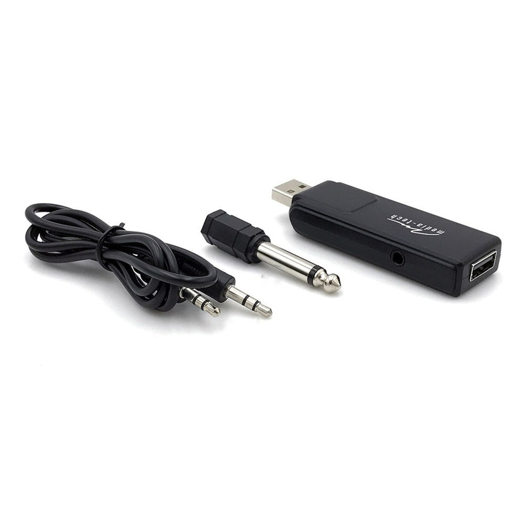 Två trådlösa mikrofoner med USB-mottagare till högtalare med karaokefunktion, Mediatech MT395
