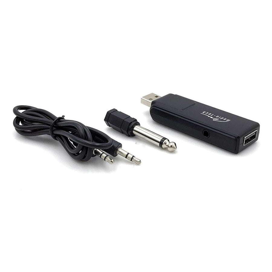 Två trådlösa mikrofoner med USB-mottagare till högtalare med karaokefunktion, Mediatech MT395