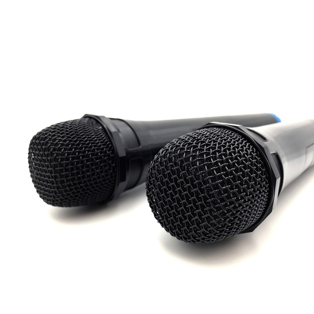Två trådlösa mikrofoner med USB-mottagare till högtalare med karaokefunktion, Mediatech MT395