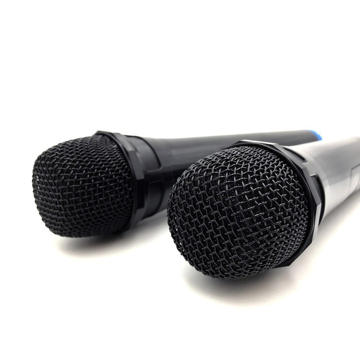 Två trådlösa mikrofoner med USB-mottagare till högtalare med karaokefunktion, Mediatech MT395