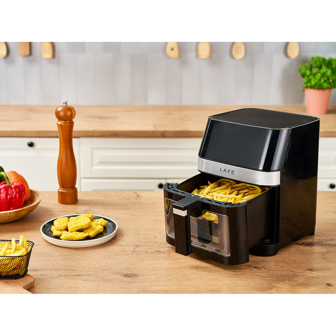 Lafe fettfri fritös, 1500W, 7 program, LCD-display, MasterFry