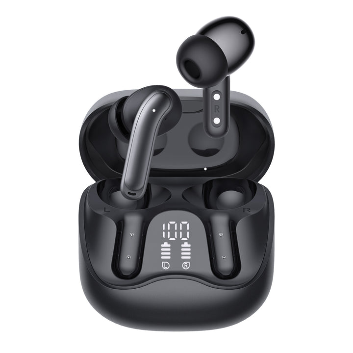 Audiocore trådlösa hörlurar, hybrid ANC, ENC, 6 mikrofoner, laddningsfodral, Tuya, AC591 PRO