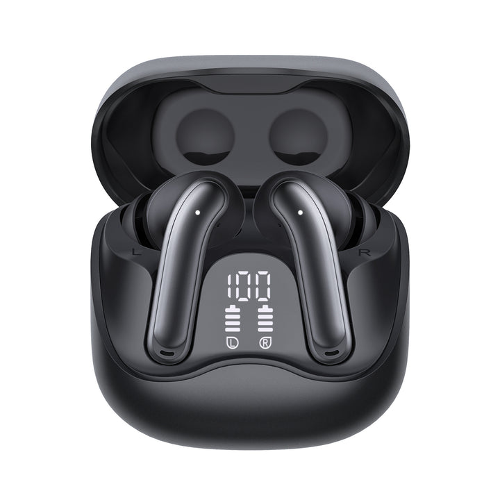 Audiocore trådlösa hörlurar, hybrid ANC, ENC, 6 mikrofoner, laddningsfodral, Tuya, AC591 PRO