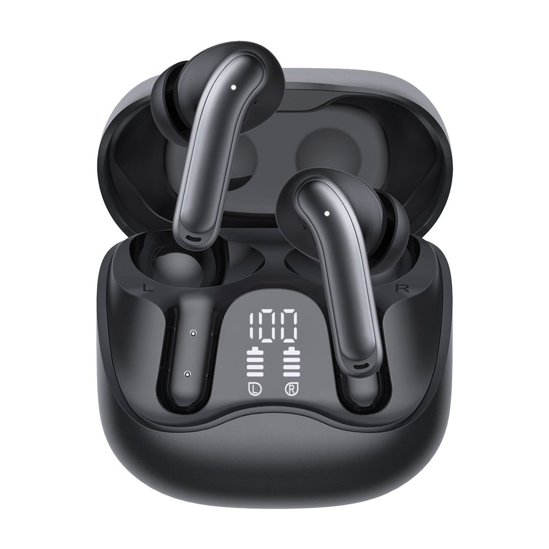 Audiocore trådlösa hörlurar, hybrid ANC, ENC, 6 mikrofoner, laddningsfodral, Tuya, AC591 PRO