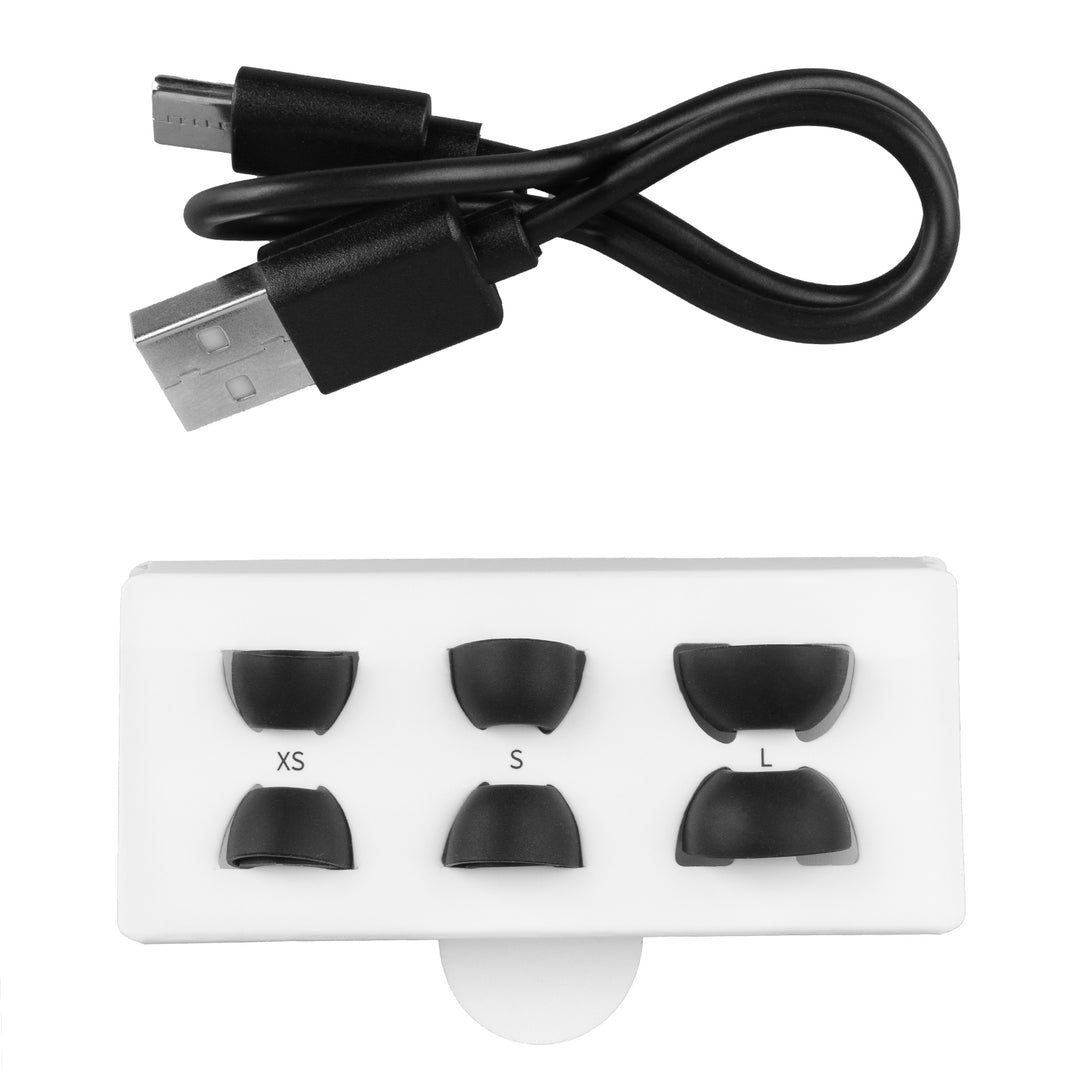 Audiocore trådlösa hörlurar, hybrid ANC, ENC, 6 mikrofoner, laddningsfodral, Tuya, AC591 PRO