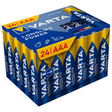 VARTA Longlife Power, 24 st alkaliska batterier AAA, LR03, 1,5V