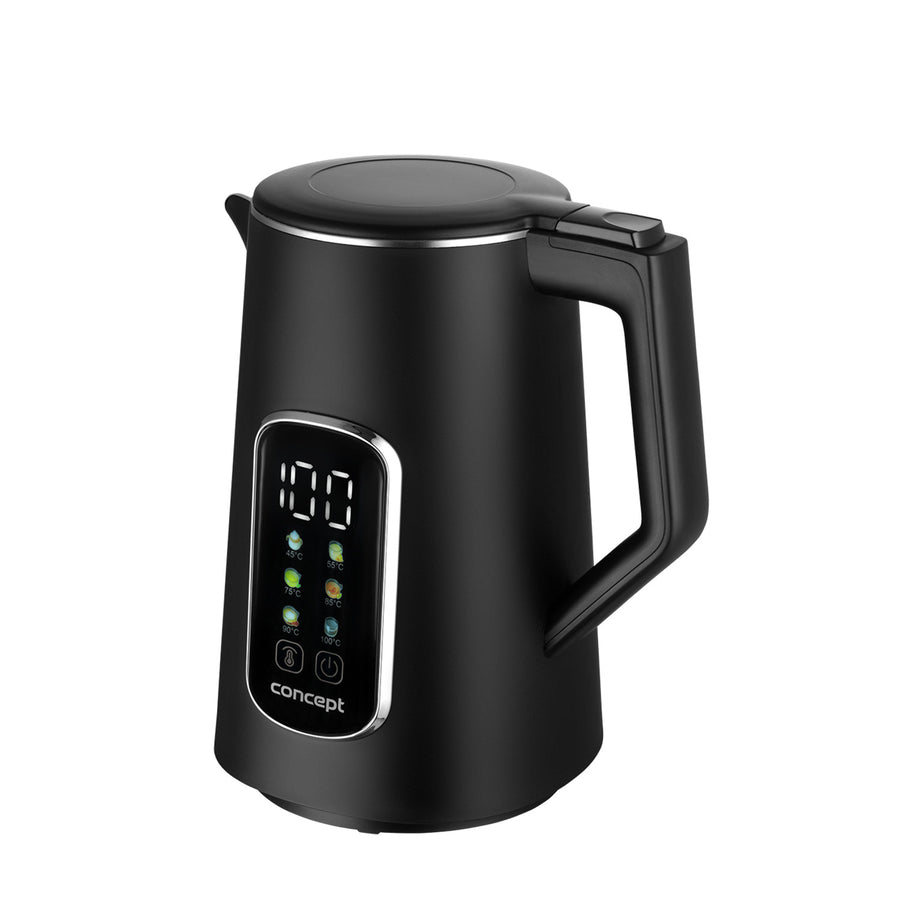 Concept vattenkokare, 1,7L, temperaturkontroll, LED-display, Cool touch-yta, vattennivåindikator, RK3385