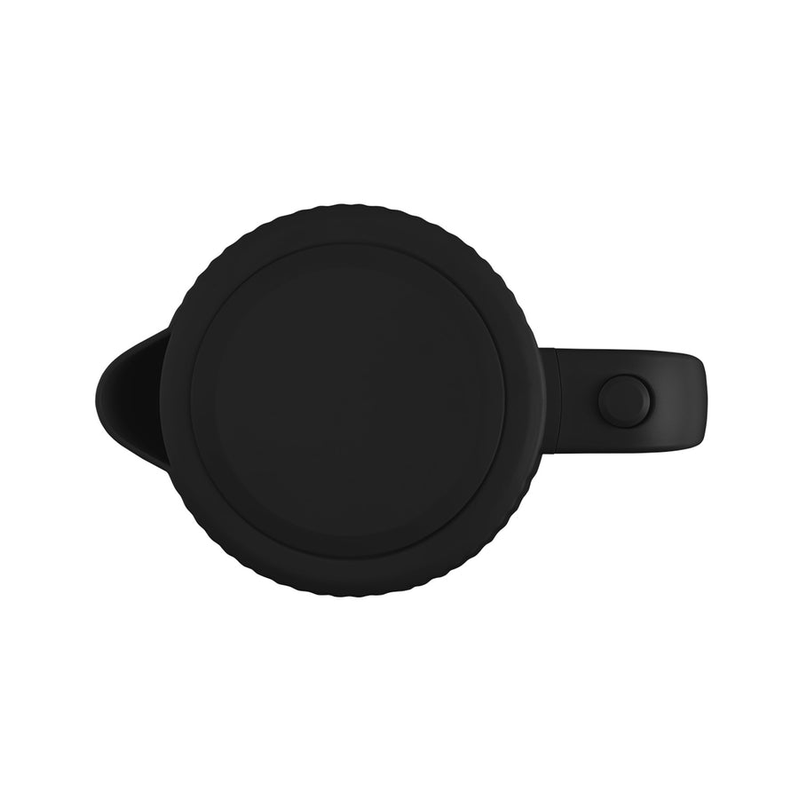 Vattenkokare Concept i plast, 1,7L, räfflad design, trippelsäkerhetssystem, sedimentfilter, vattennivåindikator, svart, RK2391