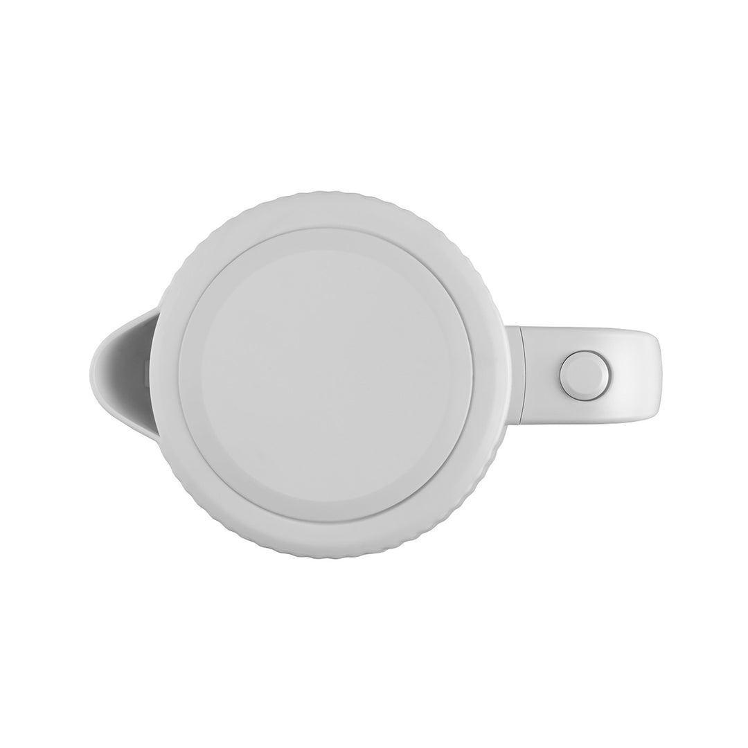 Vattenkokare Concept i plast, 1,7L, räfflad design, trippelsäkerhetssystem, sedimentfilter, vattennivåindikator, vit, RK2390