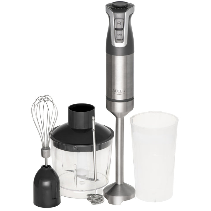 Stavmixer Adler, multifunktionell, effekt 1800W, grå, turbofunktion, AD 4627 g