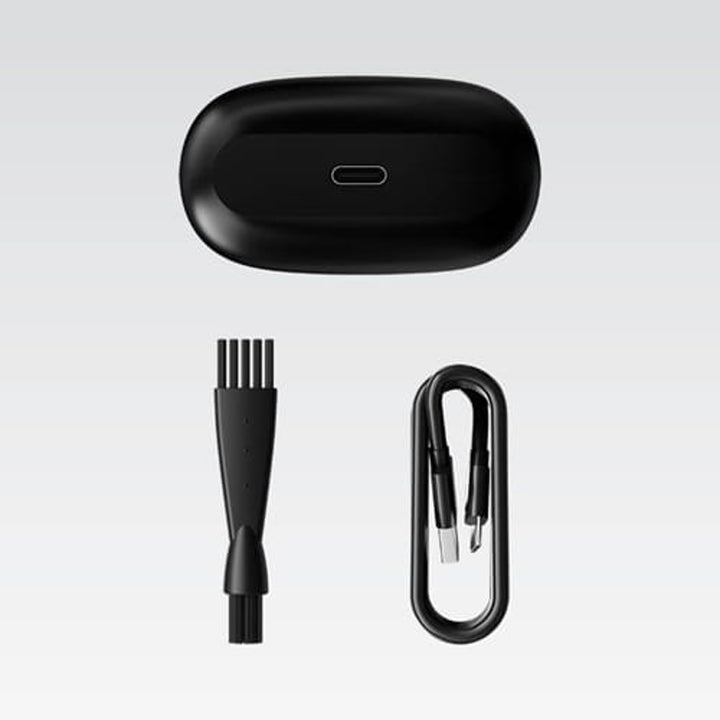 Maestro elektrisk rakapparat, 2 huvuden, USB C-laddning, drifttid upp till 60 minuter, enkel rengöring, MR-671