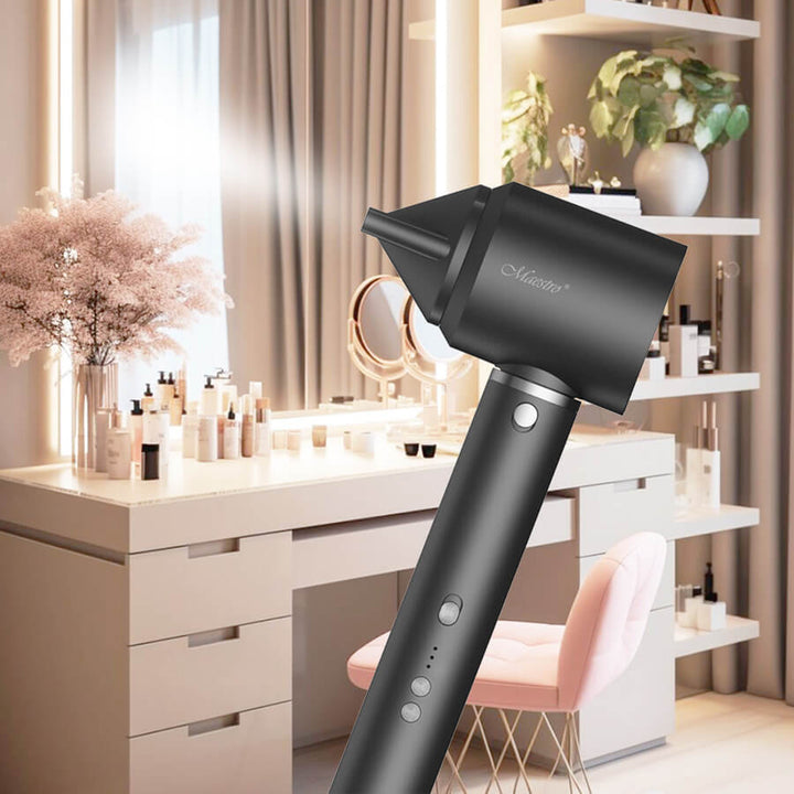 Maestro multistyler/hårvårdsset, hårfön, torkborste, automatisk locktång, 1200W effekt, 2 temperaturinställningar + kallblåsning, MR-230