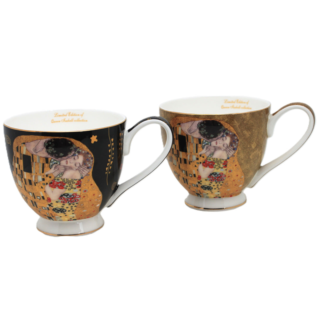Jumbo Gustav Klimt Kiss-muggar 2 st, Drottning Isabel