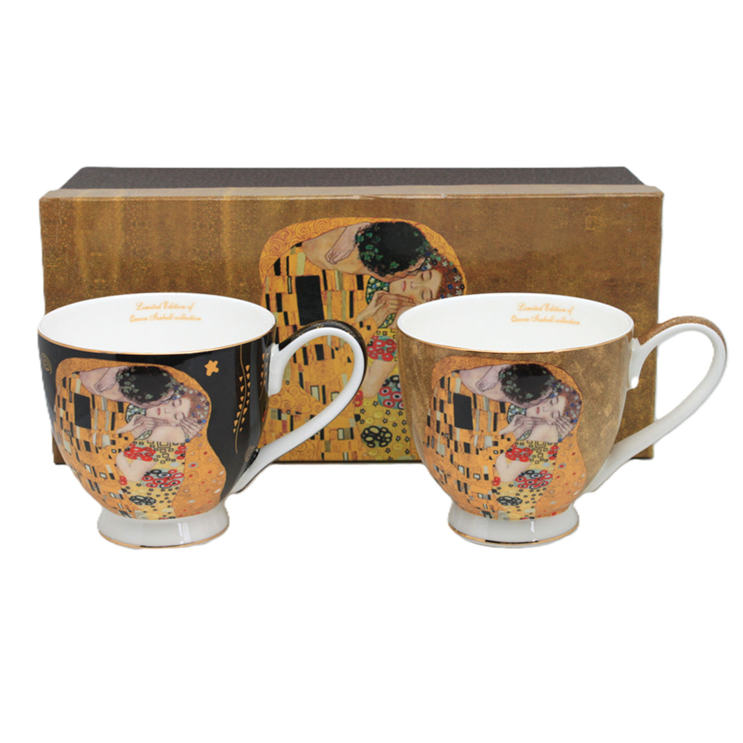 Jumbo Gustav Klimt Kiss-muggar 2 st, Drottning Isabel