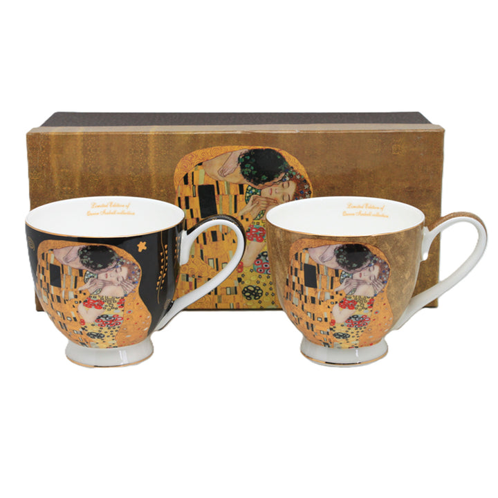 Jumbo Gustav Klimt Kiss-muggar 2 st, Drottning Isabel