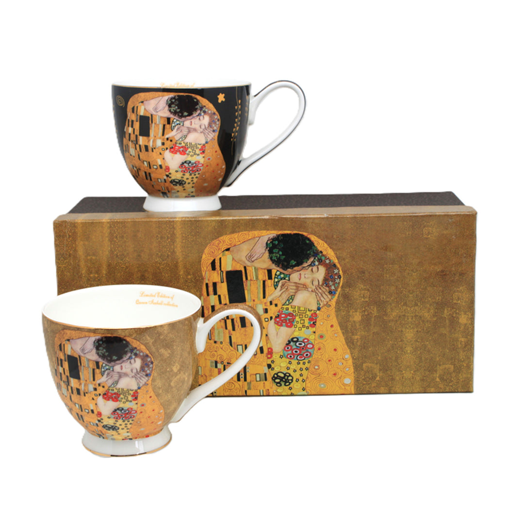 Jumbo Gustav Klimt Kiss-muggar 2 st, Drottning Isabel