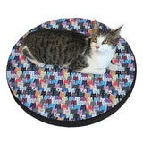 Bertoni kattbädd / madrass, i elastiskt skum, diameter 55 cm, Meow, Ring design