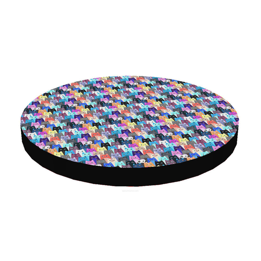 Bertoni kattbädd / madrass, i elastiskt skum, diameter 55 cm, Meow, Ring design