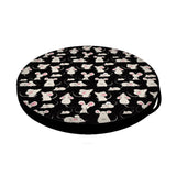 Bertoni kattbädd / madrass, i elastiskt skum, diameter 55 cm, Mouse design, Ring