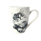 Drottning Isabel porslinsmugg, sibirisk katt, 350ml, Q1-05201