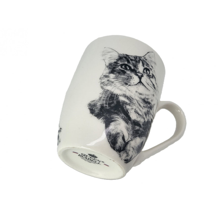 Drottning Isabel porslinsmugg, sibirisk katt, 350ml, Q1-05201