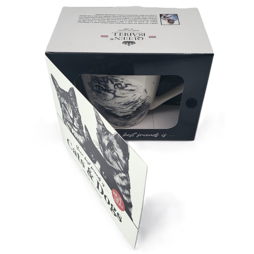 Drottning Isabel porslinsmugg, sibirisk katt, 350ml, Q1-05201
