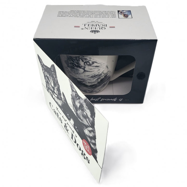 Drottning Isabel porslinsmugg, sibirisk katt, 350ml, Q1-05201