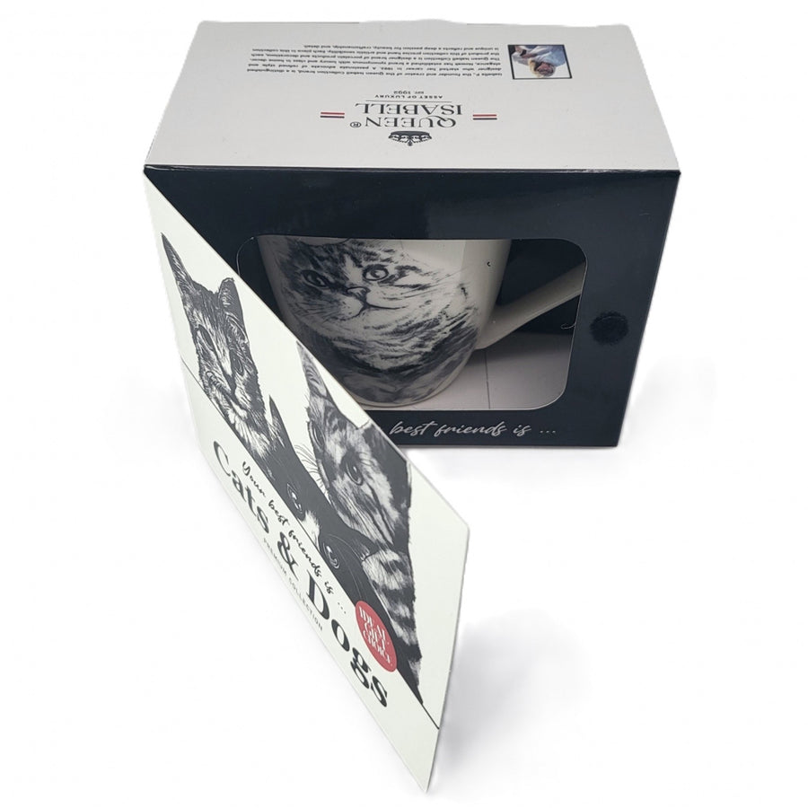 Drottning Isabel porslinsmugg, sibirisk katt, 350ml, Q1-05201