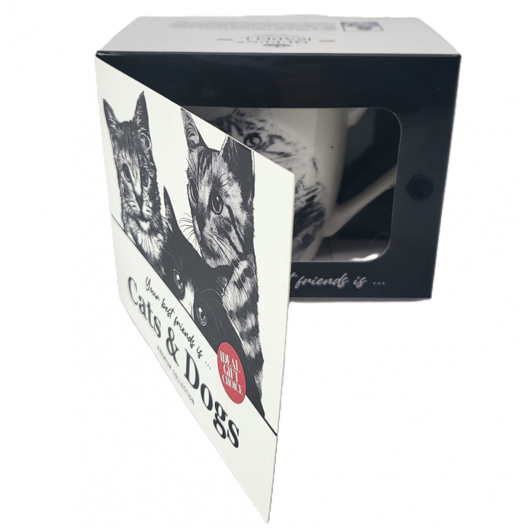 Drottning Isabel porslinsmugg, sibirisk katt, 350ml, Q1-05201