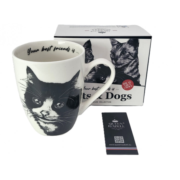 Drottning Isabel porslinsmugg, europeisk katt, 350ml, Q1-05218
