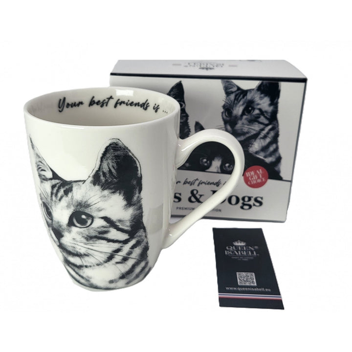 Drottning Isabel porslinsmugg, Sokake katt, 350 ml, Q1-05218