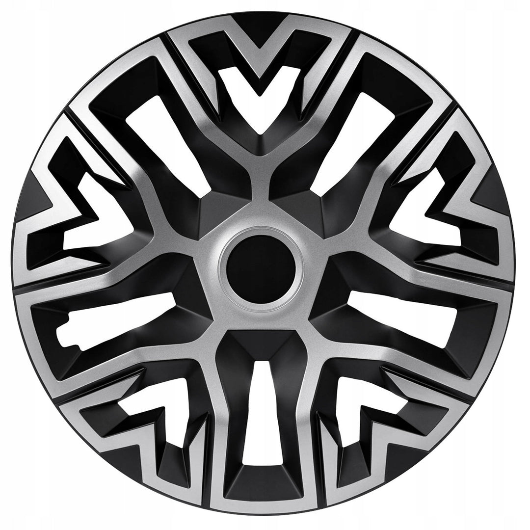 Universal navkapsel 16'' NRM The Best Bicolor silver/svart 1 del