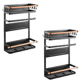 Maclean magnethylla för kyl/tvättmaskin, svart, max 12 kg, MC-910, 2 st