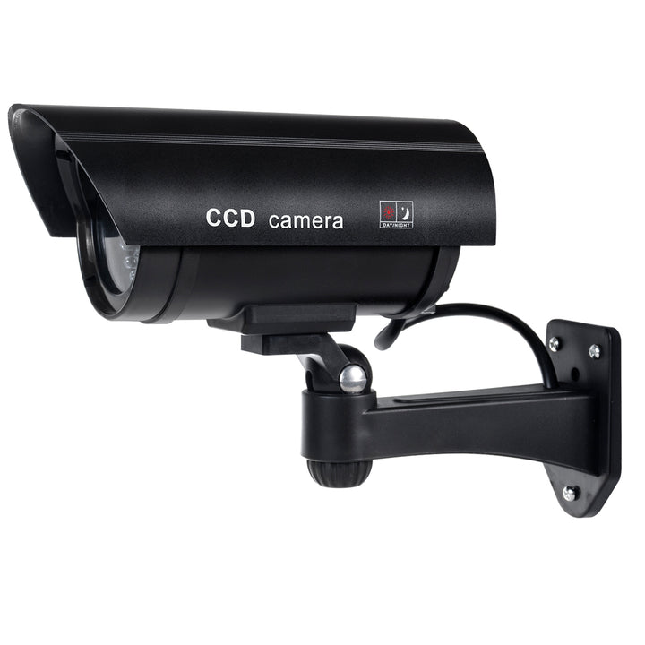 Dummy-kamera med blinkande LED IR1100 B IR extern + 2x Varta Industrial AA-batterier