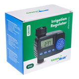 GreenBlue elektronisk bevattningskontroll, programmerare, strömförsörjning 2x1,5V AA, GB390 + 2x Varta Industrial alkaliskt AA-batteri