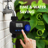 GreenBlue elektronisk bevattningskontroll, programmerare, strömförsörjning 2x1,5V AA, GB390 + 2x Varta Industrial alkaliskt AA-batteri